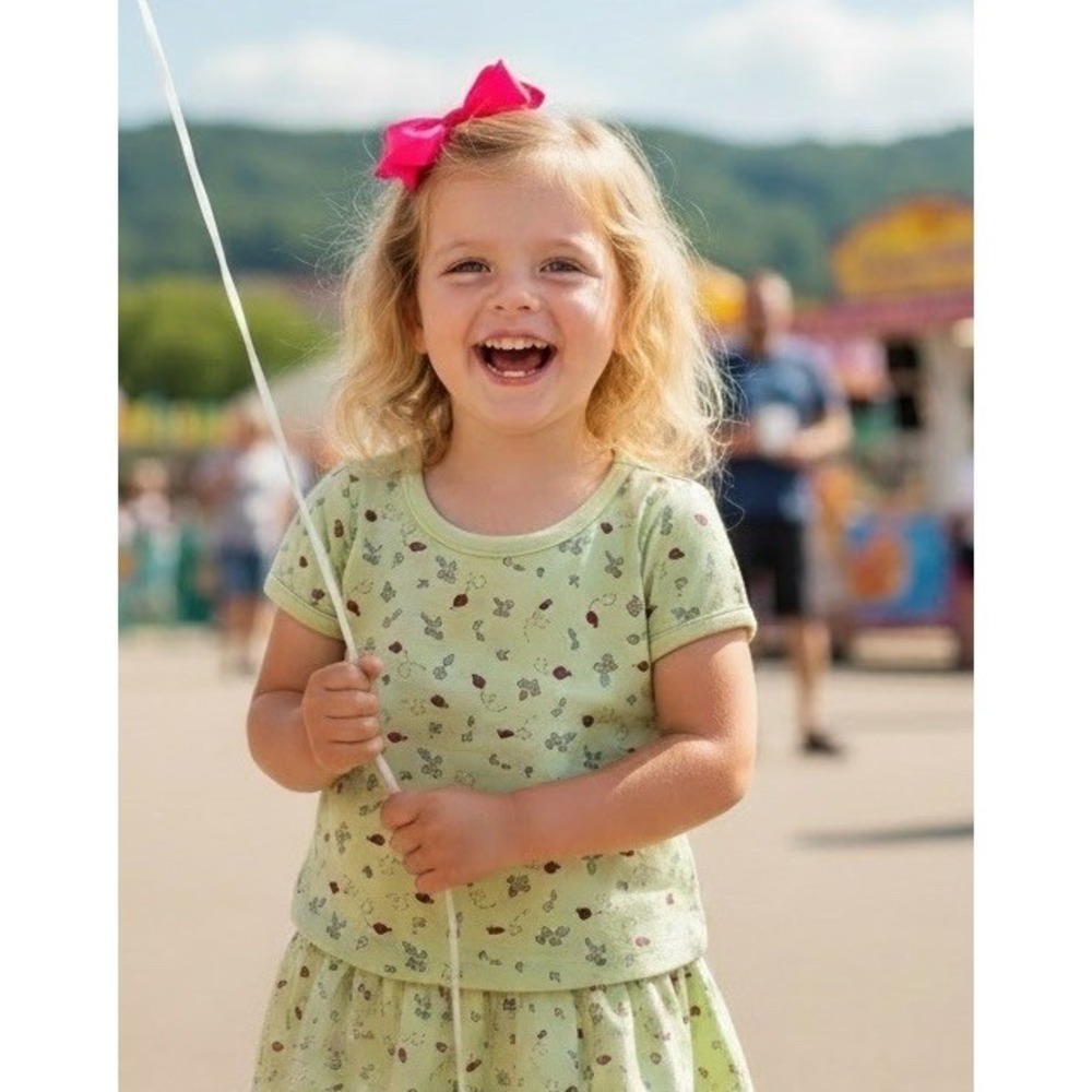 Girls 4 4T FLAPDOODLES 2 Piece Summer Set‎ 100% Cotton Classic Y2K Lady Bugs